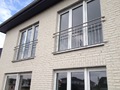 Edelstahlgeländer für das Fenster